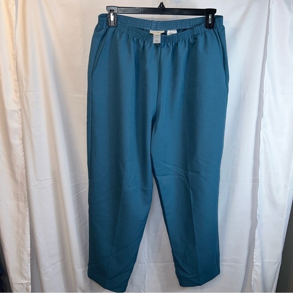 Alfred Dunner Pants Dress Pull on Elastic Waist Straight Leg Workwear Bottoms - Picture 3 of 9